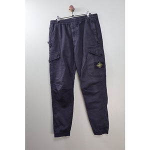 Stone Island Black RE-T Cargo Bottoms