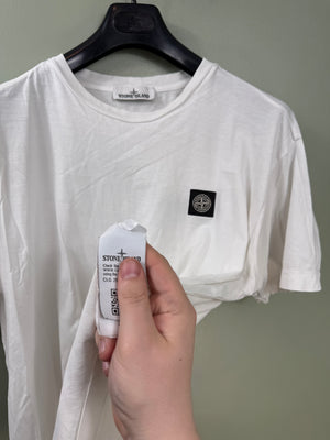 Stone Island White T-Shirt