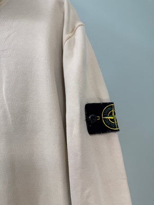 Stone Island Beige 1/4 Zip Jumper