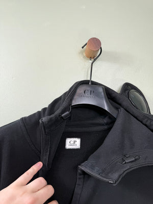 C.P. Company Black Goggle Hoodie