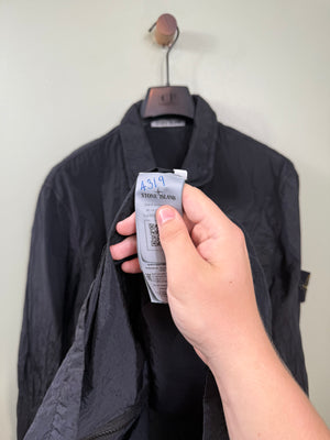 Stone Island Black Nylon Metal Overshirt