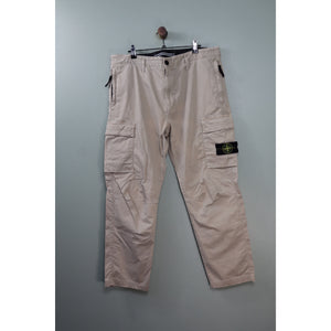 Stone Island Beige RE-T Cargo Bottoms