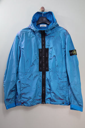 Stone Island Blue Pink Nylon Metal Weft Watro Jacket