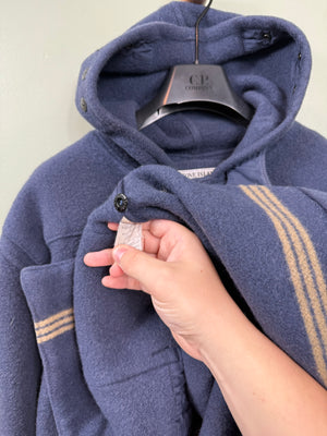 Stone Island Navy Montgomery Duffle Jacket