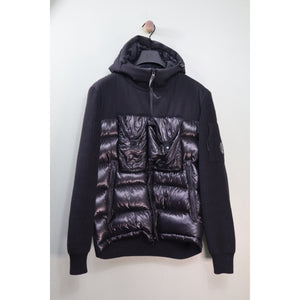 C.P. Company Black D.D Shell Down Knit Jacket