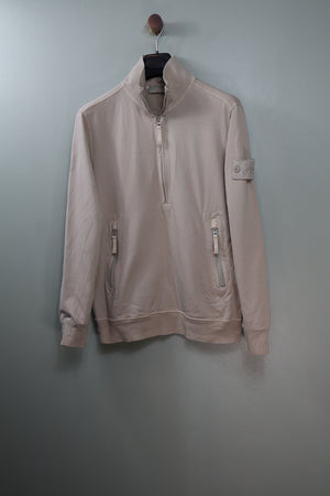 Stone Island Beige Ghost 1/4 Zip Jumper