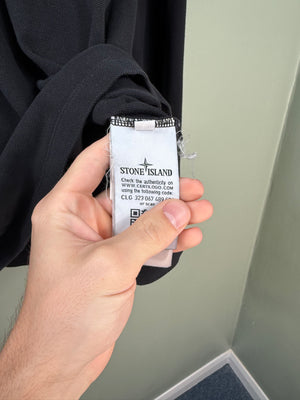 Stone Island Black RE Polo Shirt