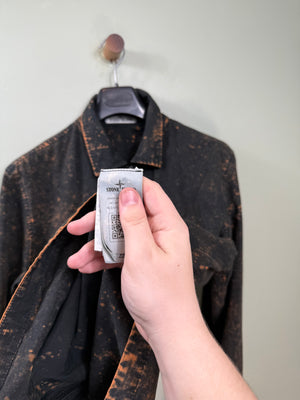 Stone Island Black Ovo Dye Overshirt