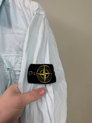Stone Island Baby Blue Overshirt