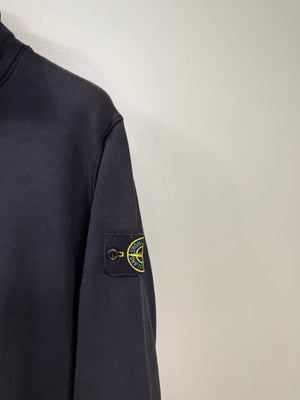 Stone Island Black 1/4 Zip Jumper
