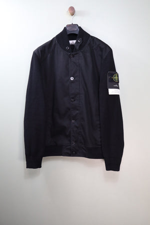 Stone Island Black Bio Raso Knit Jacket