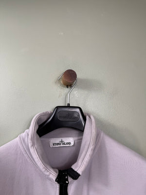 Stone Island Light Grey Zipped Jumper