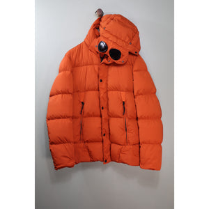 C.P. Company Orange Nycra Goggle Down Jacket