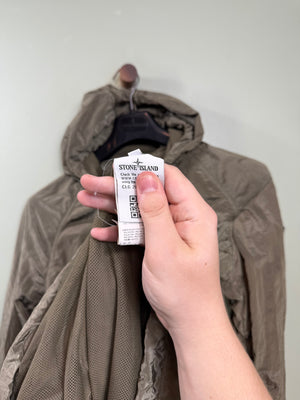 Stone Island Khaki Nylon Metal Smock