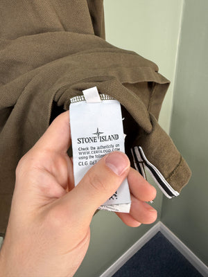 Stone Island Khaki RE Polo Shirt
