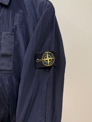 Stone Island Navy Nylon Metal Overshirt