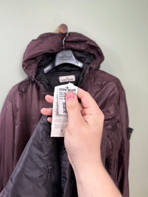 Stone Island Burgundy Micro Ripstop Primaloft Jacket