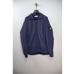 Stone Island Navy Nylon Metal Smock