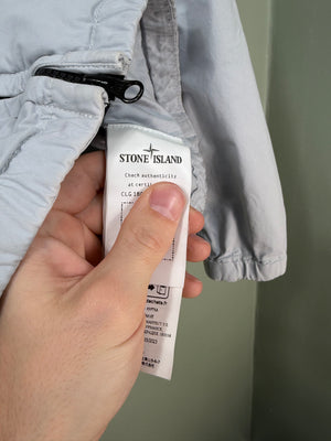 Stone Island Ice Blue Supima Cotton Stretch Jacket
