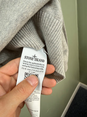 Stone Island Grey Knit Jumper