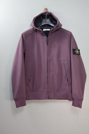 Stone Island Purple Soft Shell Jacket