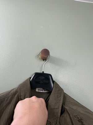 Stone Island Khaki Nylon Metal Overshirt