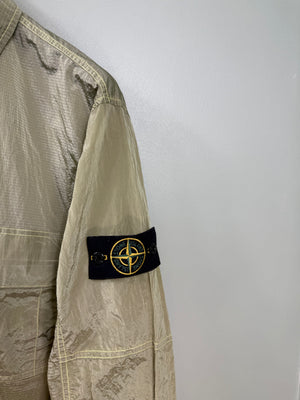Stone Island Green Nylon Metal Overshirt
