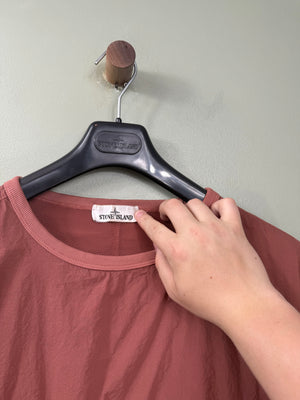 Stone Island Burnt Orange Naslan Smock Jumper