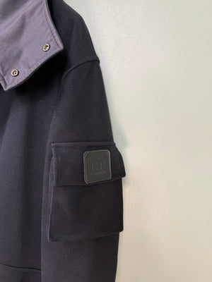 C.P. Company Black Vintage 80’s Wool Blend Metropolis Parka Jacket