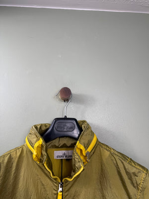 Stone Island Yellow Nylon Metal Watro Jacket