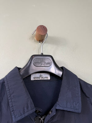 Stone Island Navy Nylon Metal Overshirt