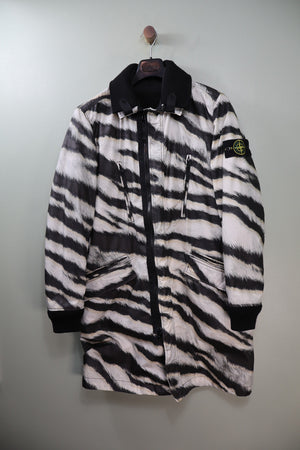 Stone Island White Tiger Camo 50 Fili Primaloft Parka Jacket