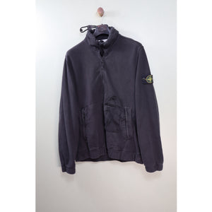 Stone Island Black 1/4 Zip Jumper