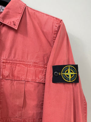 Stone Island Brick Red Overshirt