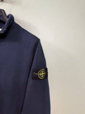 Stone Island Navy 1/4 Zip Jumper