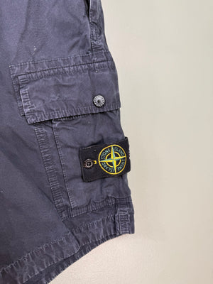 Stone Island Black SL Cargo Shorts