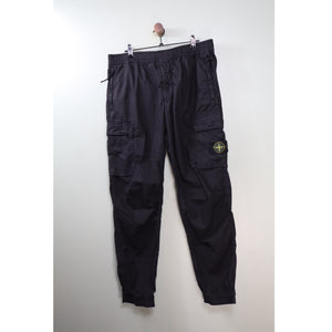 Stone Island Black RE-T Cargo Bottoms