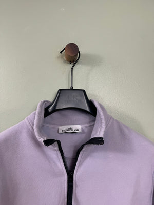 Stone Island Violet 1/4 Zip Jumper