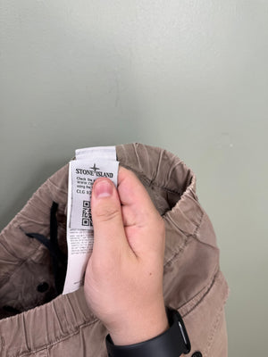 Stone Island Beige RE Cargo Shorts
