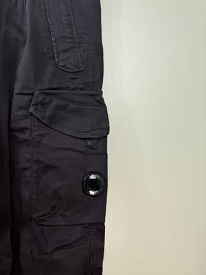 C.P. Company Black Cargo Bottoms
