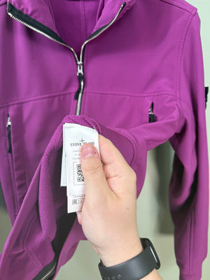 Stone Island Purple Soft Shell Jacket