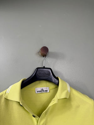 Stone Island Lime Slim Fit Polo