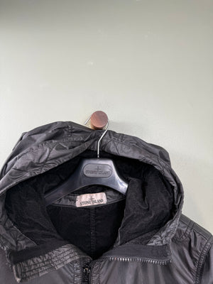 Stone Island Black Lamy Flock Jacket