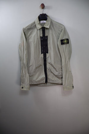 Stone Island Green Nylon Metal Overshirt