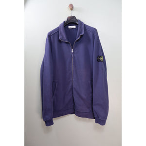 Stone Island Navy Zipped Jumper