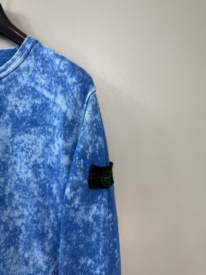 Stone Island Blue Ovo Dye Jumper