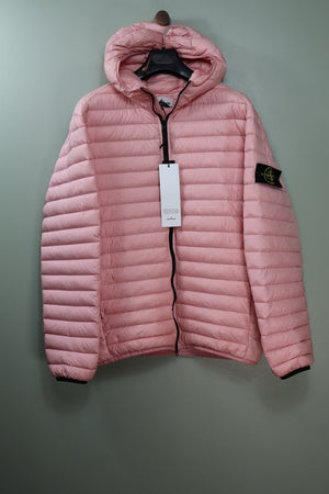 Stone Island Pink Loom Woven Down Jacket