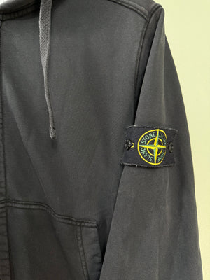 Stone Island Black Zipped Hoodie