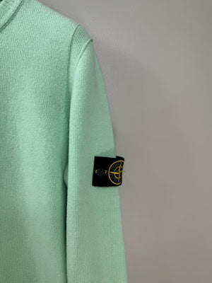 Stone Island Green Knit Jumper