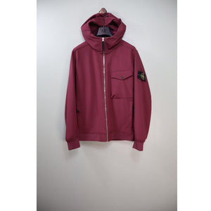 Stone Island Burgundy Soft Shell Jacket